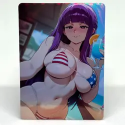 Frieren Fern Goddess Anime Waifu ACG Foil Card - Image 1