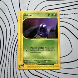 Grimer 79/147 Common Aquapolis Pokemon card MP - Image 1