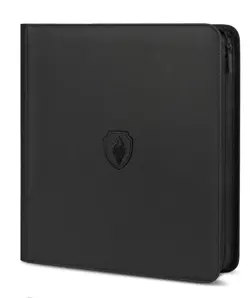 Premium Zip Card Binder, 12 Pocket Trading Card Binder, 912 Card Holder - Image 1
