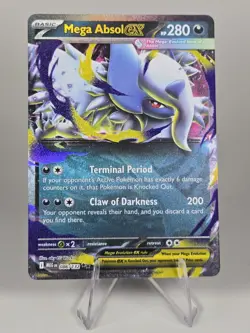 Mega Absol EX 86/132 Holo Card Double Rare Mint/Nm Condition - Image 1