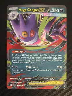 POKEMON TCG Ascended Heroes MEGA GENGAR EX Card 125/217 - Image 2