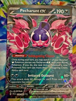 Pecharunt ex 039/064 Shrouded Fable DOUBLE RARE Holo Pokemon Card NM - Image 1