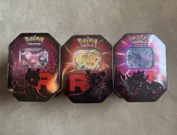 Pokemon TCG Team Rocket Tins Full Set of 3 - New & Sealed ✅🚚 - Image 1