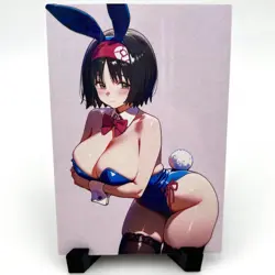 Sexy Hot Anime Waifu Girl Doujin Lewd Goddess Story Holographic ACG Art Card - Image 1