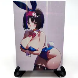 Sexy Hot Anime Waifu Girl Doujin Lewd Goddess Story Holographic ACG Art Card - Image 2