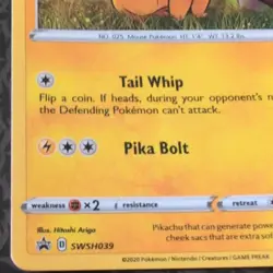 The Pokemon Company Pikachu SWSH039 SWSH Promo Cards Promo Holo EN - Image 2
