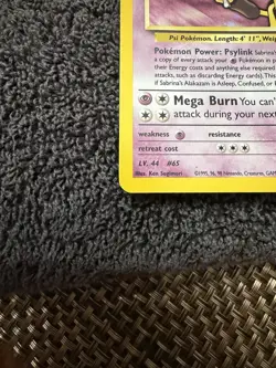 Sabrina’s Alakazam 🌀🌀SWIRL🌀🌀Holo TCG Gym Challenge Card 16/132 - Image 3
