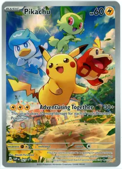 Pikachu 027 Sv: Scarlet & Violet Promo Cards Holo - Image 1