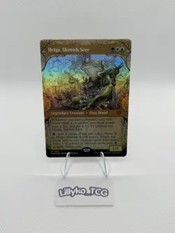 Helga, Skittish Seer (Showcase) Bloomburrow Foil - Image 1