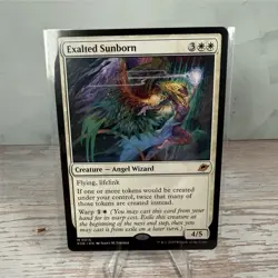 Exalted Sunborn #15 MTG Edge of Eternities Mythic Angel Wizard White Regular NM - Image 1