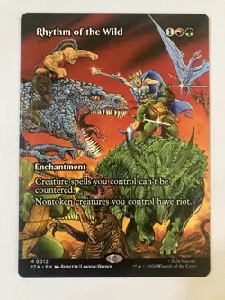 MTG Rhythm of the Wild (Borderless) Normal TMNT (PZA) #12 - Image 1