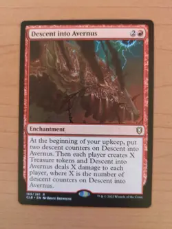 MTG Descent into Avernus Commander Legends Battle Of Baldurs Gate Non Foil Rare - Image 1