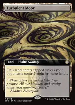 Turbulent Moor - Extended Art SOC NM MTG - Image 1