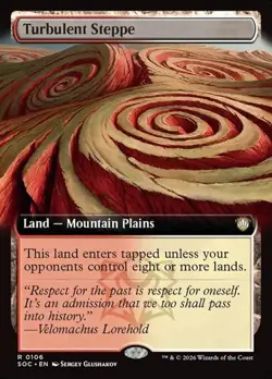 Turbulent Steppe - Extended Art SOC NM MTG - Image 1