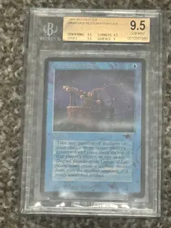 Antiquities Drafna's Restoration BGS 9.5 Graded Magic MTG (6777) - Image 1