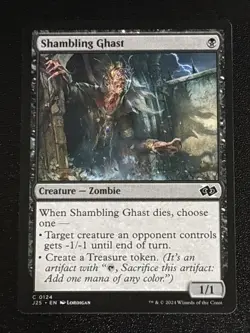 MTG Foundations Jumpstart Shambling Ghast 0124 NM - Image 1