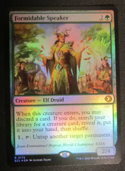 Formidable Speaker Lorwyn Eclipsed ECL Foil #176 Magic MTG - Image 1