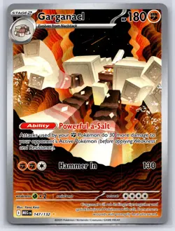 GARGANACL 147/132 MEGA EVOLUTION ILLUSTRATION RARE POKEMON NEAR MINT - Image 1