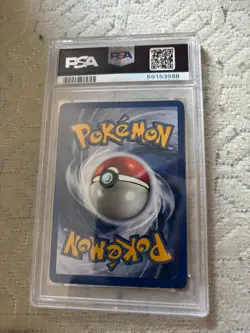 2000 POKEMON BASE SET 2 #1 ALAKAZAM-HOLO PSA 7 - Image 2