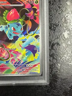 2025 POKEMON MEG EN IVYSAUR ILLUSTRATION RARE #134 💎 PSA 9 - Image 5