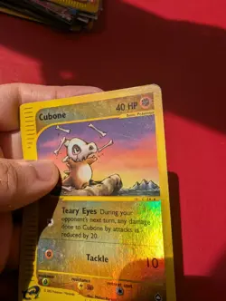 Cubone 72/147 Aquapolis Reverse Holo Pokemon Card Excellent Condition - Image 3