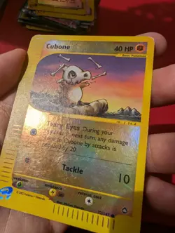 Cubone 72/147 Aquapolis Reverse Holo Pokemon Card Excellent Condition - Image 5