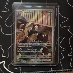 Houndour 204/197 Obsidian Flames Illustration Rare Full Art Pokemon TCG MINT - Image 1