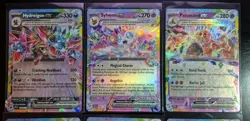 Tera Pokemon Ultra Rare ONLY Rainbow Borders Lot of 9 NM Cards - Image 2