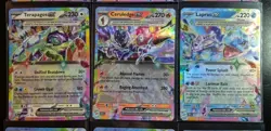 Tera Pokemon Ultra Rare ONLY Rainbow Borders Lot of 9 NM Cards - Image 3