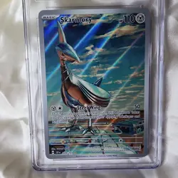 Skarmory “Steel Wing” 2024 Pokemon Surging Sparks Rare - Holo CGC 10 Gem Mint - Image 3