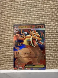 Pokemon TCG Mega Charizard Y EX 22/217 Holo Rare Near Mint - Image 1