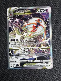 Pokemon Deoxys VSTAR Crown Zenith Galarian Gallery Ultra Rare GG43/GG70 Holo NM - Image 1