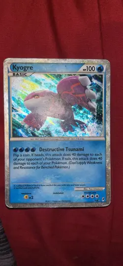 Pokemon TCG Kyogre Call of Legends SL6 Holo Rare - Image 1