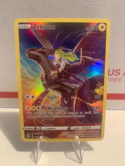 Pokemon Zekrom Trainer Gallery Holo Rare TG05/TG30 Brilliant Stars - Pack Fresh - Image 1