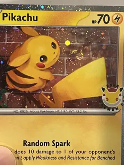 Pikachu 051 2026 Pokemon Day 30th Anniversary Lot X 40 NM 10x Swirls Pictured - Image 3