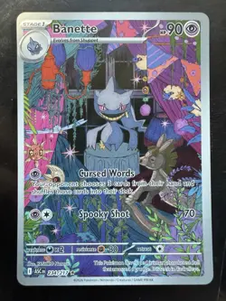 Pokemon Banette 234/217 Ascended Heroes Illustration Rare Full Art (NM) - Image 1
