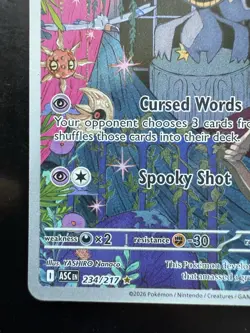 Pokemon Banette 234/217 Ascended Heroes Illustration Rare Full Art (NM) - Image 4