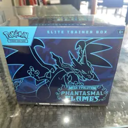 Pokemon TCG: Mega Evolution PHANTASMAL FLAMES ETB Elite Trainer Box NEW/SEALED - Image 1