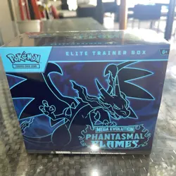 Pokemon TCG: Mega Evolution PHANTASMAL FLAMES ETB Elite Trainer Box NEW/SEALED - Image 3