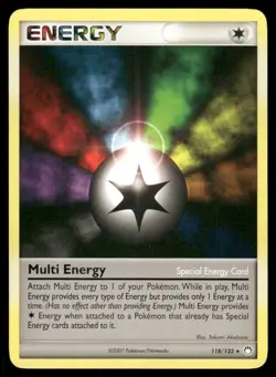 2007 Pokemon Multi Energy Rare Mysterious Treasures 118/123 DMG - Image 1
