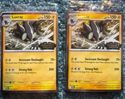 2x Pokemon Luxray 028/088 Perfect Order Best Buy Stamped Promo SEALED - Image 1