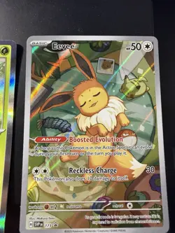 Pokemon TCG Eevee SVP 173 PRISMATIC Lot Vaporeon Sylveon Ex Leadeon And Glaceon - Image 1