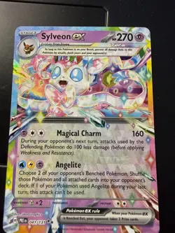 Pokemon TCG Eevee SVP 173 PRISMATIC Lot Vaporeon Sylveon Ex Leadeon And Glaceon - Image 2