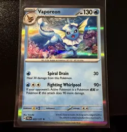 Pokemon TCG Eevee SVP 173 PRISMATIC Lot Vaporeon Sylveon Ex Leadeon And Glaceon - Image 5