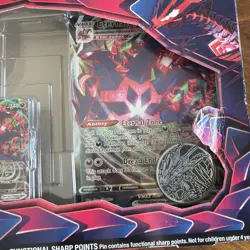 OPENED BOX WITH PROMOS - NO PACKS Pokemon TCG Eternatus VMAX Premium Collection - Image 3