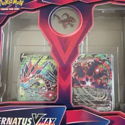 OPENED BOX WITH PROMOS - NO PACKS Pokemon TCG Eternatus VMAX Premium Collection - Image 4