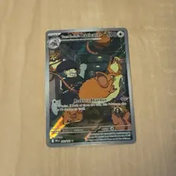 Pokemon Team Rocket's Raticate Full Art Holo 202/182 Sv10 Destined Rivals IR - Image 1