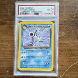 Pokemon TCG Dark Blastoise 4/110 Legendary Collection Rare PSA 8 2002 - Image 1