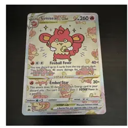 The Pokemon Company Simisear VSTAR GG37/GG70 Crown Zenith Ultra Rare Holo - Image 1