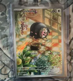 Pokemon TCG Lechonk SV03 Obsidian Flames Illustration Rare Holo 209/197 EN - Image 1